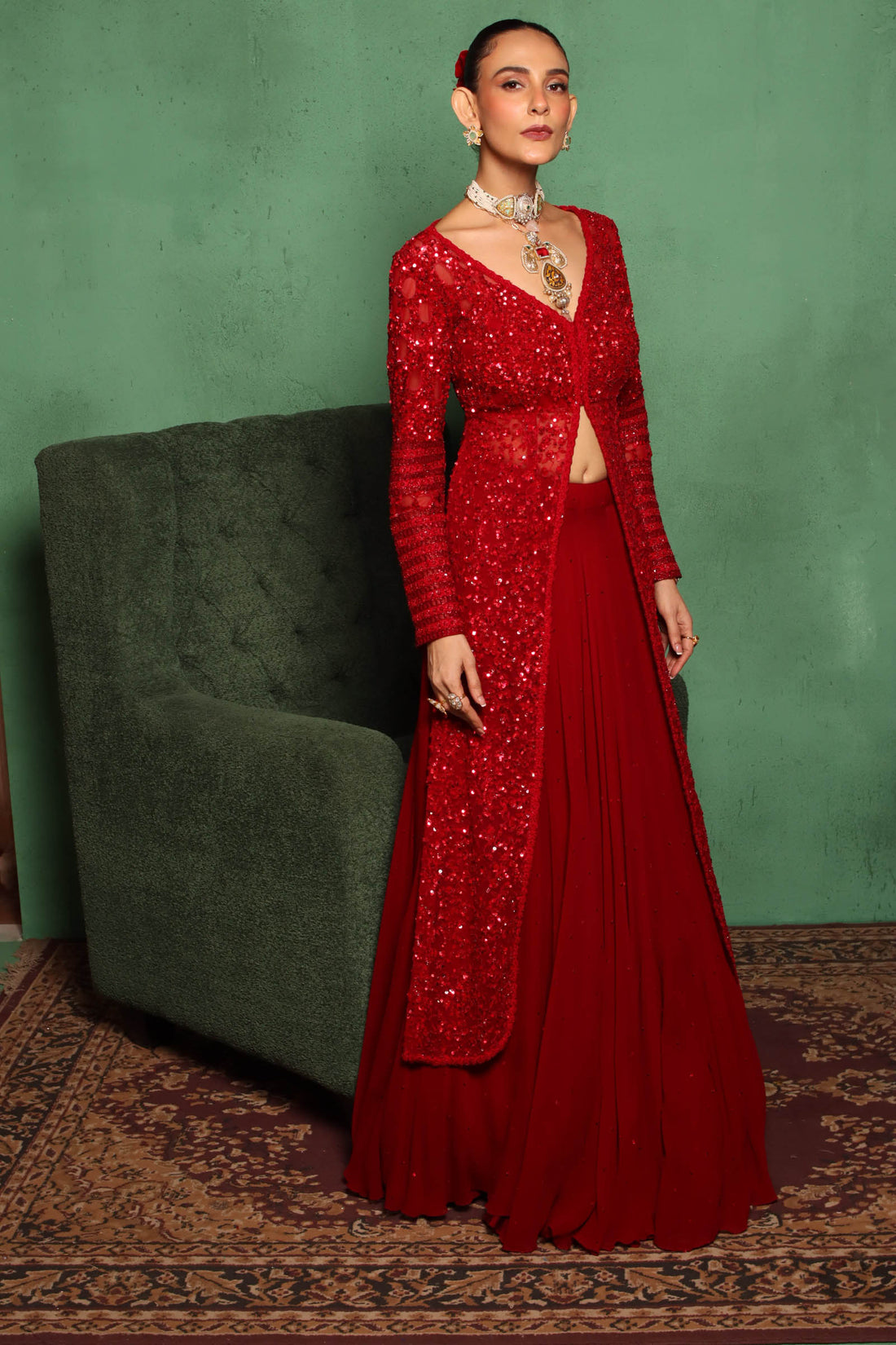 Stardust Jacket Lehenga