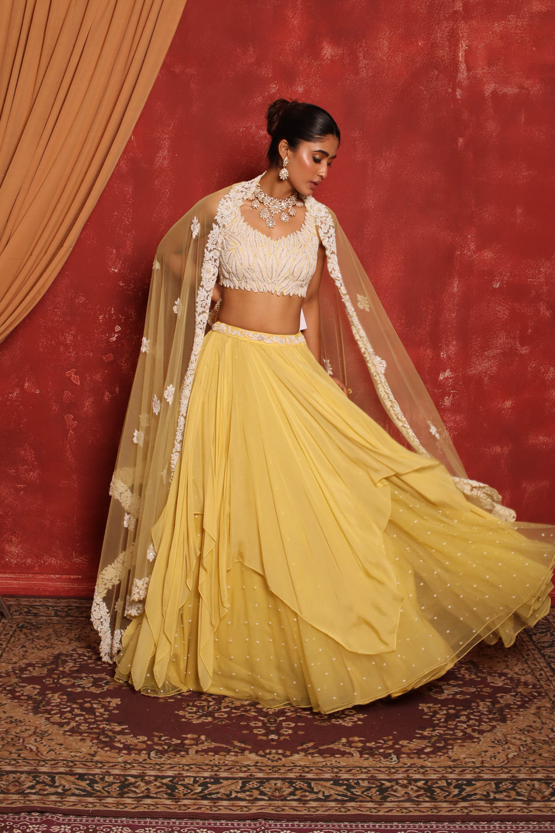 Wisteria 3D Lehenga