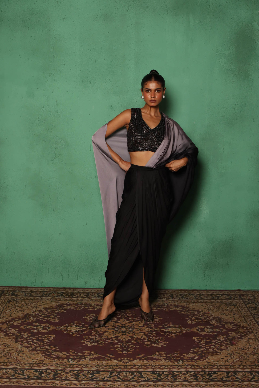 Ombre Blend Drape