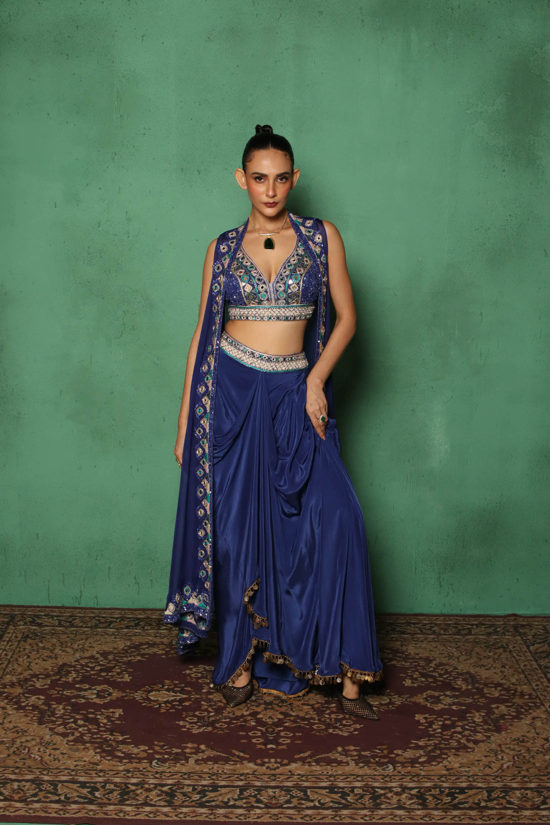 Sheesha Cape(Blue)