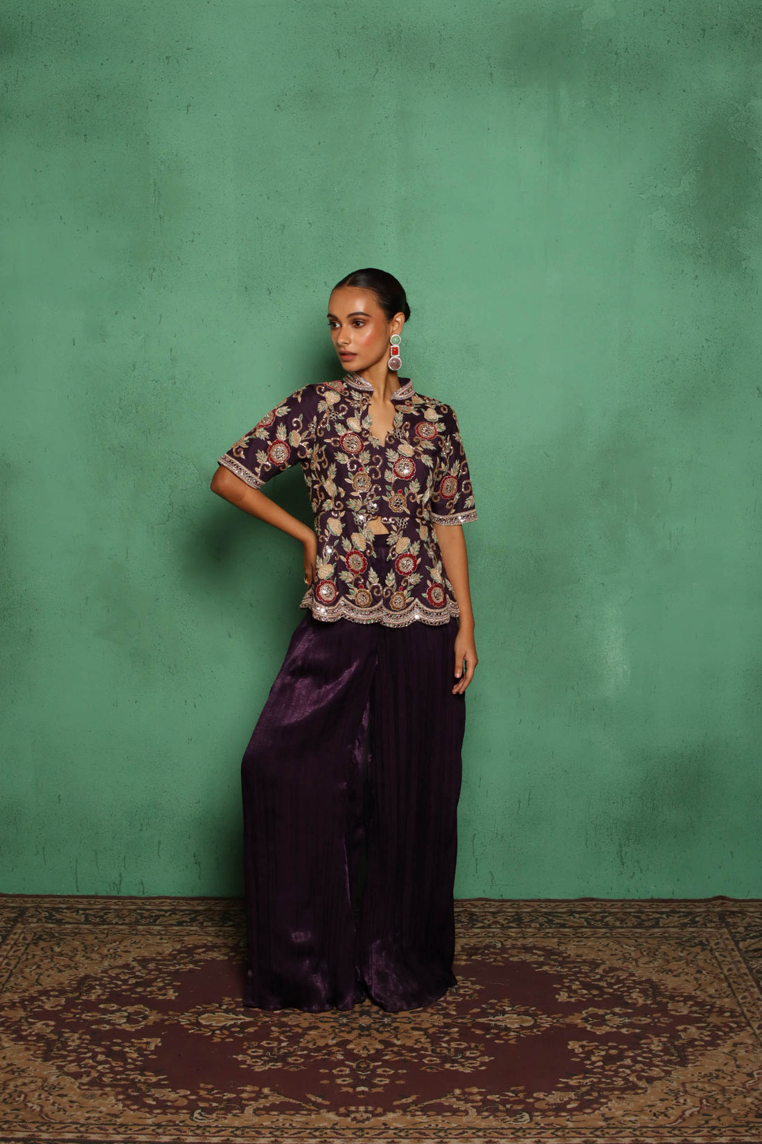 Velvet Rosy Co-ord Set