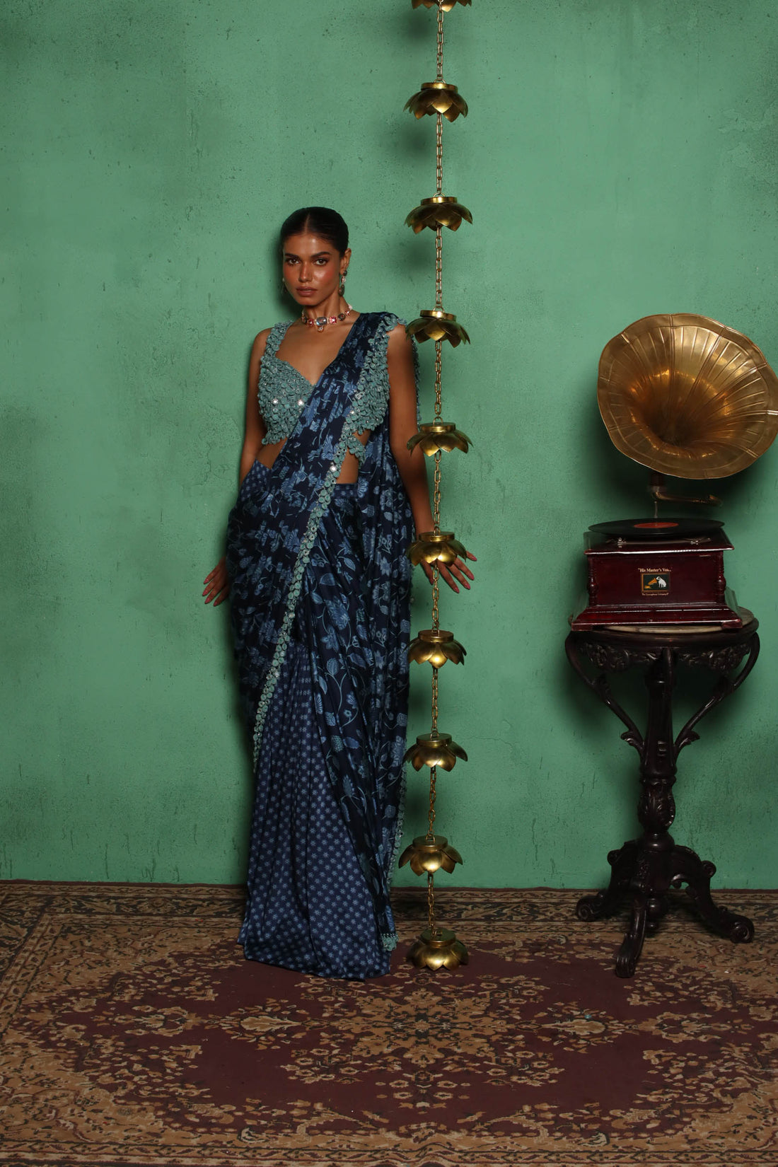 Mirror Chic Print Style (Blue)