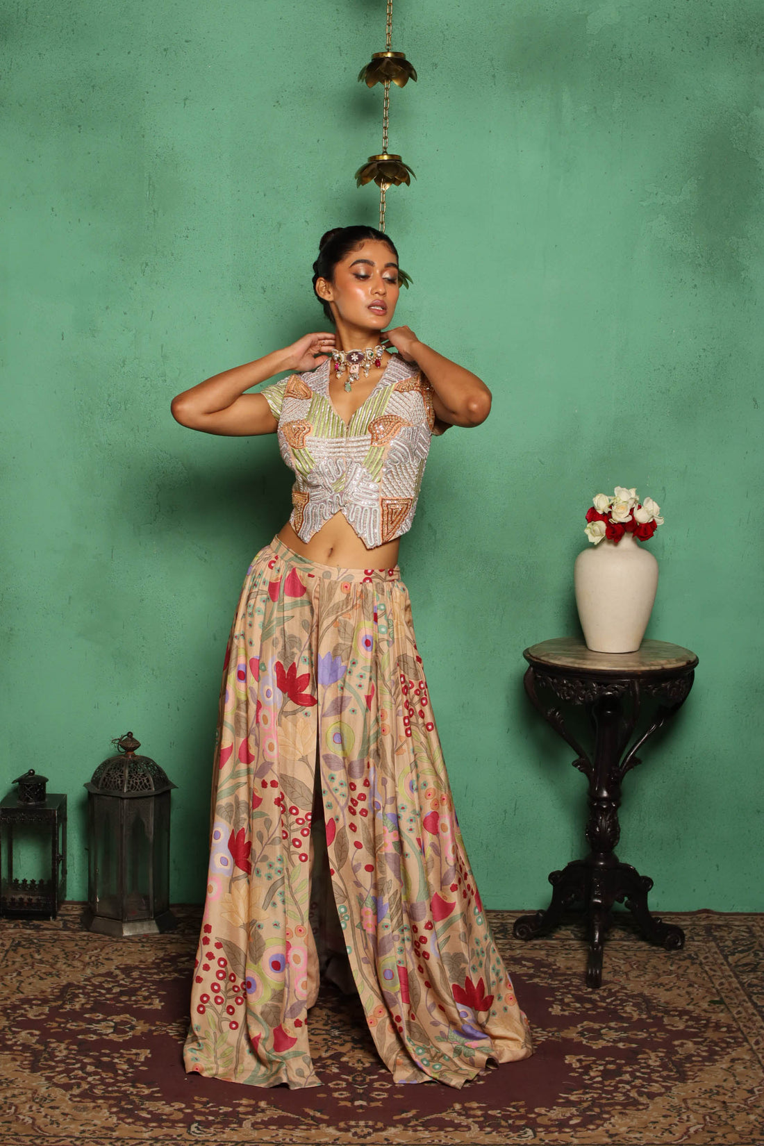 Prismatic Print Set (Mustard Light Brown)