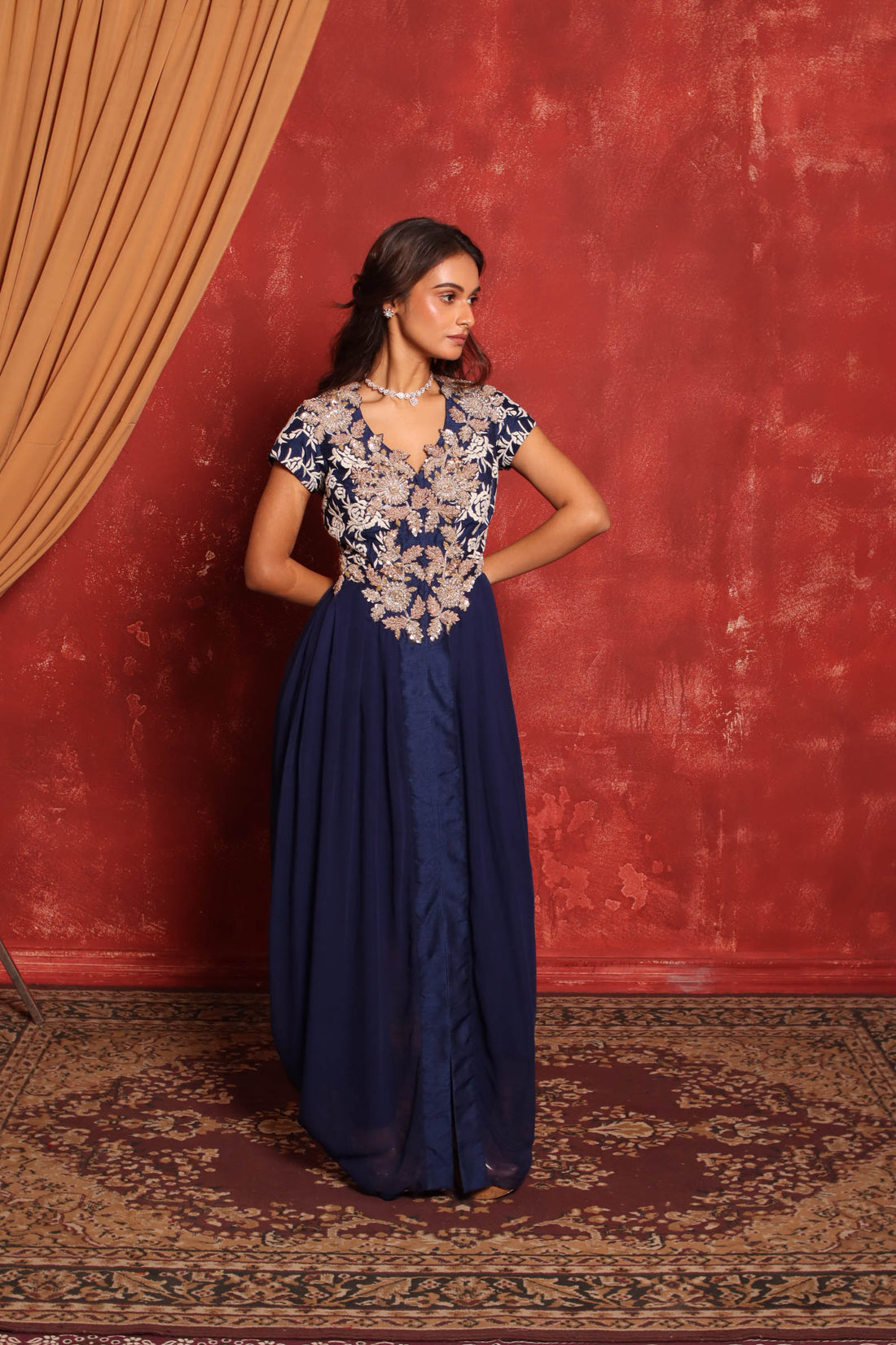 Outbloom Bodice Tunic (Blue)