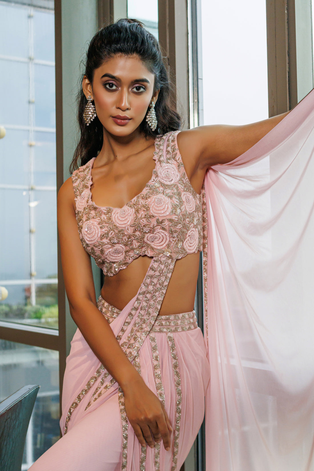Rosetta Bead Saree